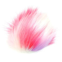 faux fur - snap on pompoms
