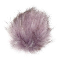 faux fur - snap on pompoms