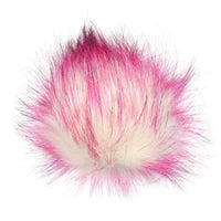 faux fur - snap on pompoms