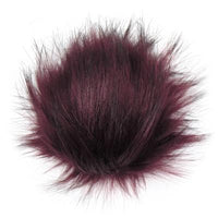 faux fur - snap on pompoms