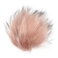 faux fur - snap on pompoms