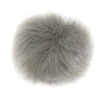 faux fur - snap on pompoms