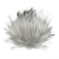 faux fur - snap on pompoms
