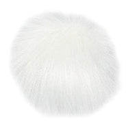 faux fur - snap on pompoms