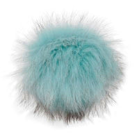 faux fur - snap on pompoms