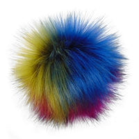 faux fur - snap on pompoms
