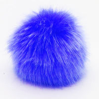 faux fur pompoms - clearance