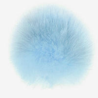 faux fur pompoms - clearance