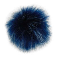 faux fur - snap on pompoms