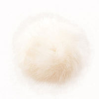 faux fur pompoms - clearance