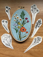 peel, stick & stitch embroidery kits
