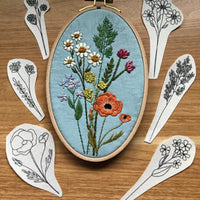 Peel, Stick & Stitch embroidery kits