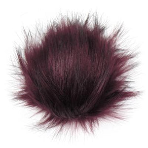 Faux Fur - snap on Pompoms