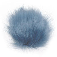 faux fur - snap on pompoms
