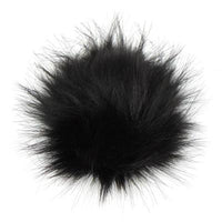faux fur - snap on pompoms
