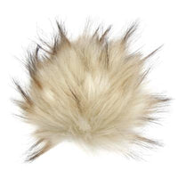 faux fur - snap on pompoms
