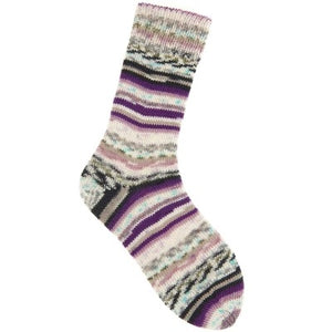 Socks Neon Fair Isle by Rico