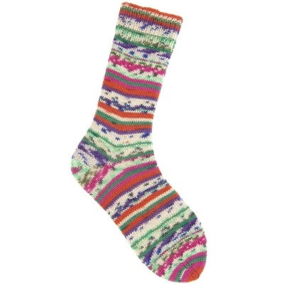 Socks Neon Fair Isle by Rico
