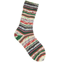 socks neon fair isle by rico
