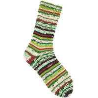 socks neon fair isle by rico

