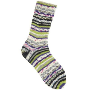 Socks Neon Fair Isle by Rico