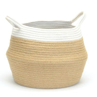 Cotton Jute Belly Basket