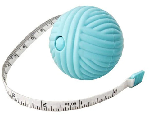 Yarn ball tape measure