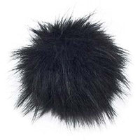 faux fur - snap on pompoms
