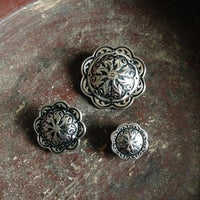 Jul - Floral Pedestal Button Closures