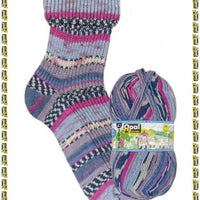 Opal Sock patterned