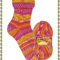 Opal Sock patterned