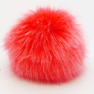 Faux Fur Pompoms - CLEARANCE