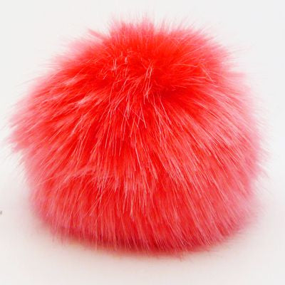 Faux Fur Pompoms - CLEARANCE