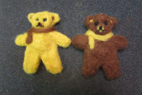 felted teddy bear ornament kit
