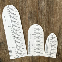 sock ruler
